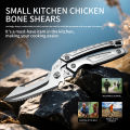 【High-quality】 1 Pack Premium Heavy-Duty Multi-Function Kitchen Scissors - Ultra- 304 Stainless Steel Blades, Forged Construction, Right-H. 
