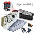 Portable Money Counter for Currency Note Bill Cash Banknote Ticket Counter Mini Counting Machines Fi. 