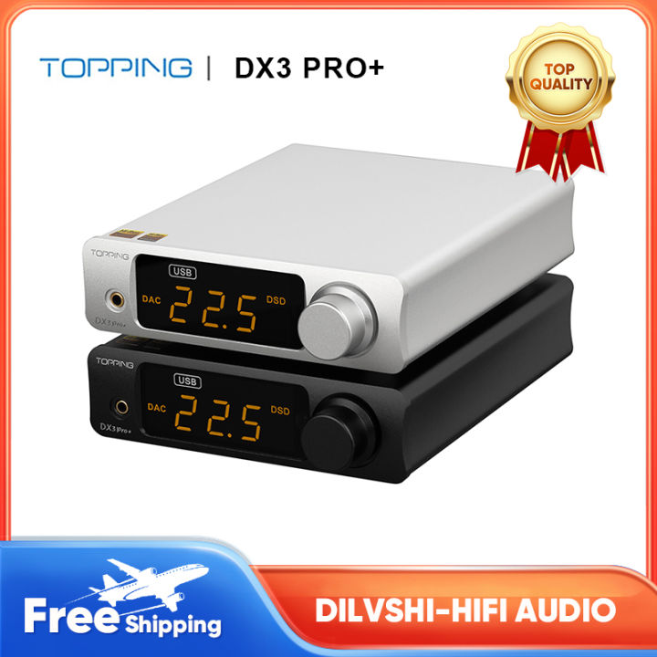 TOPPING DX3Pro Audio DAC ES9038Q2M DSD512 PCM768KHZ Bluetooth 5.0 LDAC USB Decoder XMOS Headphone Amplifier 3.5mm RCA Output - View #7
