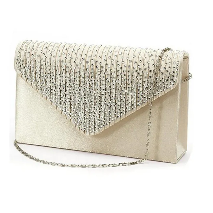 Waist%20Bag%20Ladies%20Large%20Evening%20Satin%20Diamante%20Ladies%20Clutch%20Bag%20Party%20Envelope%20Bag%20-%20Image%203