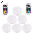 FLORAA® RGB 13 Colors LED Cabinet Light Dimmable Touch Sensor LED Round Party Night Lamp. 