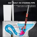 Professional Pipe Unblocker, 64 cm Pressure Pipe Plunger, PVC Toilet Plunger Can be Rotated 360 Degrees, for Sink and Toilet Plunger. 