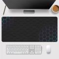 GAMING DESKTOP MAT E-SPORT HONEYCOMB PATTERN 300*700*2MM ANTI-SKID RUBBER MOUSE PAD. 
