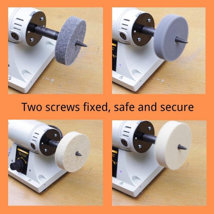 3Pcs%20Polishing%20Connecting%20Rod%20Tapered%20Spindle%20Adapter%20Threaded%20-%20Image%203