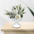 Iron Vase Dried Flower Pot Bunch Holder Dining Room Home Office Table Decor. 