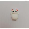Red Ear Cat Shape Squishy Toy. 