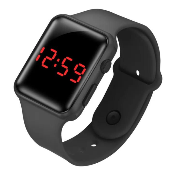 Lwcc%208029%20Popular%20Led%20Square%20Rubber%20Strap%20Watch%20Electronic%20Student%20Adult%20Couple%20Watches%20Digital%20Relo%20-%20Image%202