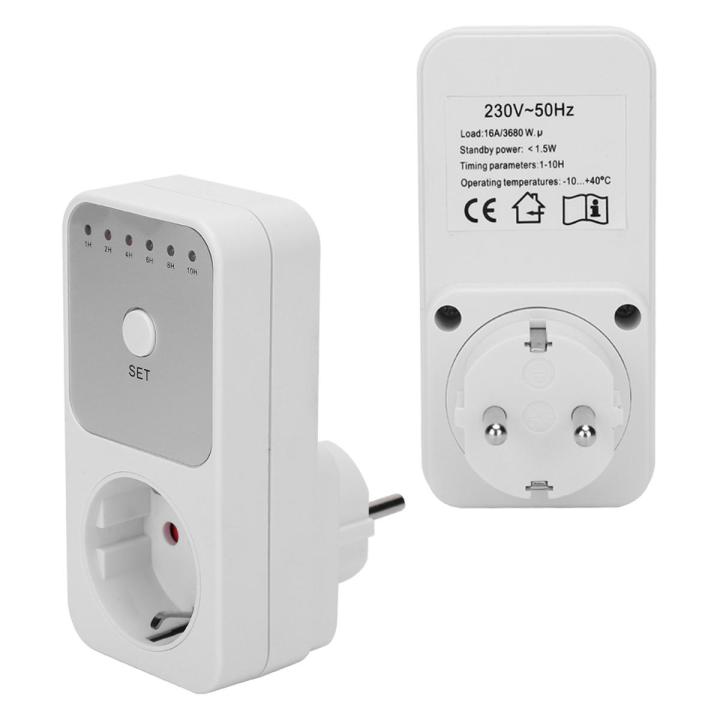 Timer Power Socket On-off Plug‑in Countdown Switch Controller EU Plug ...