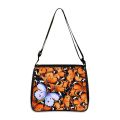 Cute Butterfly Print Canvas Shoulder Bag Women Handbags Girls Underarm Clutch Bags Casual Adjustable Crossbody Bag Gift.