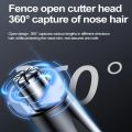 【NEW】 Electric Nose Hair Trimmer Machine Shaver Two-In-One Washable Hair Shaving Tool Portable Nose And Ear Razor Trimmer. 