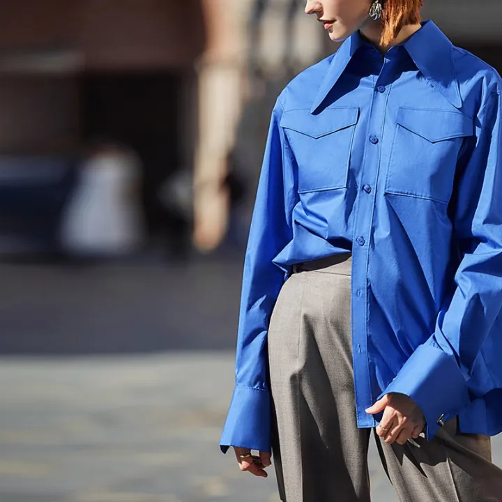 AEL%20Royal%20Blue%20shirt%20women%20Lapel%20Blouse%20Feminina%20fashion%20Safari%20style%20Spring%20Summer%20top%20Clothing%20loose%20Plus%20Size%20new%20-%20Image%205