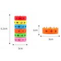 Children Numbers Magic Digital Cube Toy Montessori Puzzle Game Kids Learning Educational Math Magnetic Block Calculate Game MuXiaRe.
