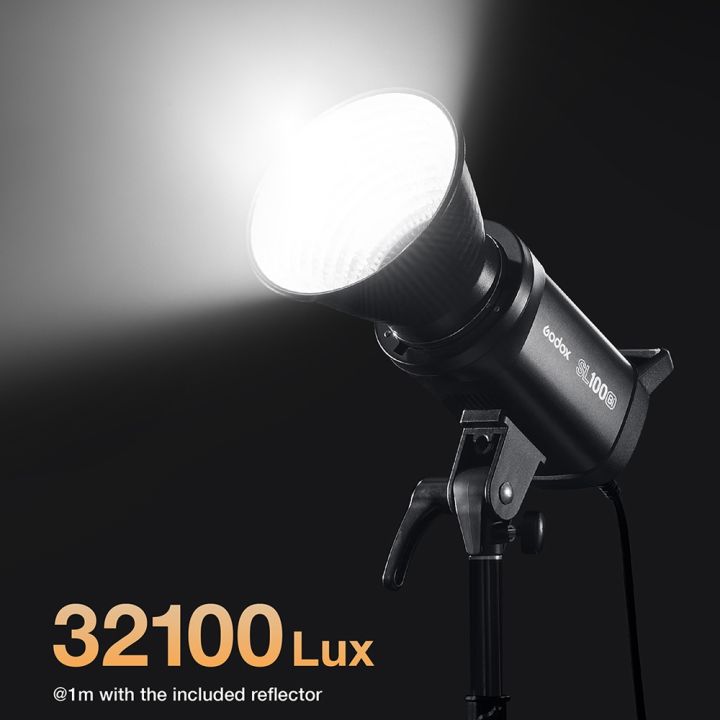 New-%20Godox%20SL100BI%20100W%202800-6500K%20LED%20Light%20Studio%20Continuous%20Photo%20Video%20Light%20-%20Image%205