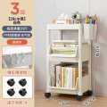 Bookshelves, movable children's desks, book trolleys, toy storage racks under school bags, multi-layer shelves with wheels. 