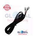 Rj11 পুরুষ থেকে পুরুষ প্লাগ টেলিফোন লাইন কেবল তার (2 ফুট) 6p2c এক্সটেনশন কেবল ফোন কার্ড লাইন তার. 