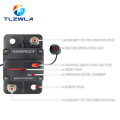 Brand 30A 40A 50A 60A 70A 80A 100A 120A 150A 200A 250A 300A AMP Circuit Breaker Fuse Reset 12-48V DC Car Boat Auto Waterproof. 