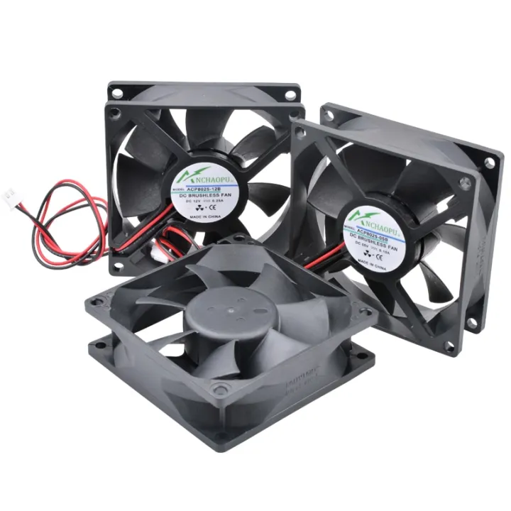 ACP8025%208cm%2080mm%20fan%2080x80x25mm%20DC5V%2012V%2024V%202pin%20Cooling%20fan%20suitable%20for%20chassis%20power%20inverter%20-%20Image%202