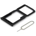 Huawei P30 Lite Dual Sim Card Tray/ Slot Compatible with Huawei P30 Lite 6.15 inch Black/ Blue. 