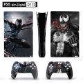 【Fast and Reliable Shipping】 Spiderman Ps5 Slim Skin Sticker for PlayStation 5 Console Controller Decal Cover Anti-scratch Skin Sticker.