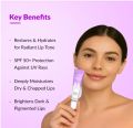 Fixderma Brightening Lip Balm With SPF 50 PA+++ for Pigmented & Dry Lips | 4% Kojic Acid, 2% Alpha Arbutin | Moisturizes, Hydrates & Brightens Pigmented Lips | For Men & Women - 15ml. 