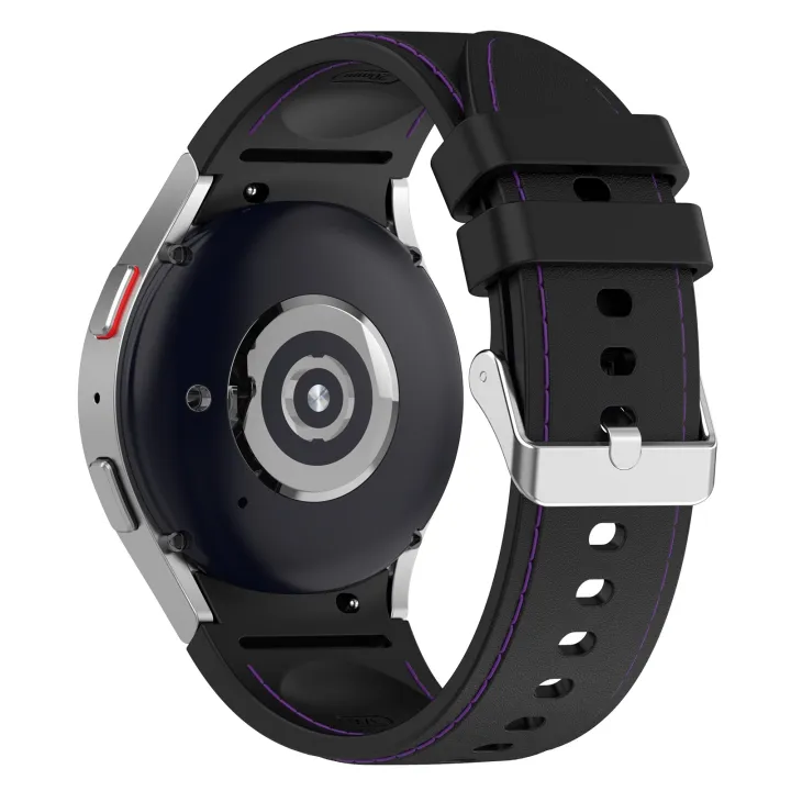 Leather%20Silicone%20Watch%20Band%20For%20Samsung%20Galaxy%20Watch%206%20/%206%20Classic%20-%20Image%202