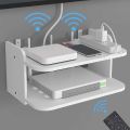 Setup Box Stand/WiFi Router Stand Wall Mount for Home Wall Shelf for Holding Speakers WiFi Router Game Console Remote Streaming Device. 