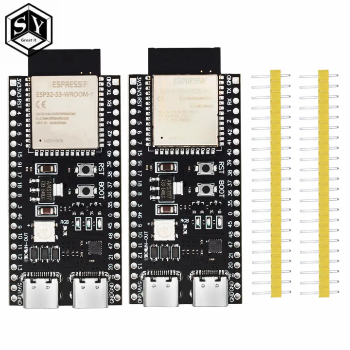 Esp32-S3-Devkitc-1%20Esp32-S3-N16r8%20N8r2%20Uno%20Wifi%20Bluetooth-Compatible%20Ble%205.0%20Mesh%20Development%20Board%20Esp32%20Wireless%20Module%20-%20Image%202