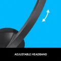 Logitech H340 Wired Headset, Stereo Headphones with Noise-Cancelling Microphone, USB, PC/Mac/Laptop - Black.