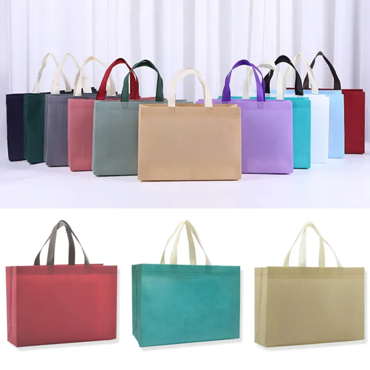 1%20PC%20Non-woven%20Shopping%20Bag%20Large%20Capacity%20Foldable%20Eco%20Tote%20Grocery%20Bags%20Handbag%20Fabric%20Grocery%20Bag%20-%20Image%205