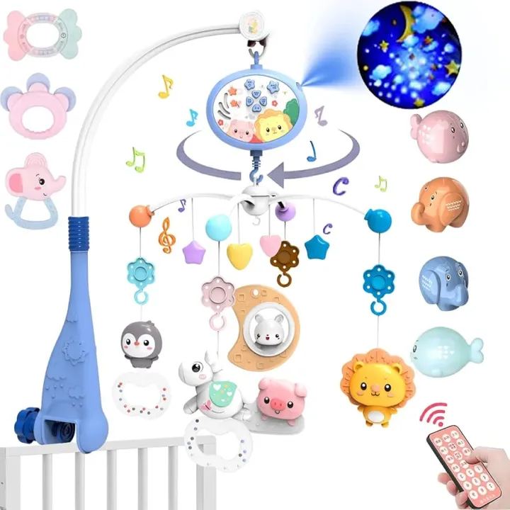 Baby%20Musical%20Crib%20Mobile,%20Alldo%20360%C2%B0Rotating%20Baby%20Mobile%20Crib%20with%20Music%20and%20Lights,%20Multifunctional%20Hanging%20Born%20Cot%20Toy%20Baby%20Bed%20Bell%20Toy%20with%20Remote%20Control%20and%20Projection%20for%20Soothing%20Sleep%20-%20Image%205