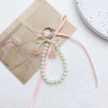 Cute Pearl Bow Beaded Phone Charms Lanyard Aesthetic Cell Phone Strap Pearl Wrist Beads Chain Charm Sweet Gifts Fayshow. 