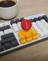 3D Printed KeyboaStick Mini Arcade Joystick Keycap Attachment for Mechanical Keyboards - Cherry MX Compatible 4-Way Controller for WASD and Arrow Keys (Full & 65% Layouts). 