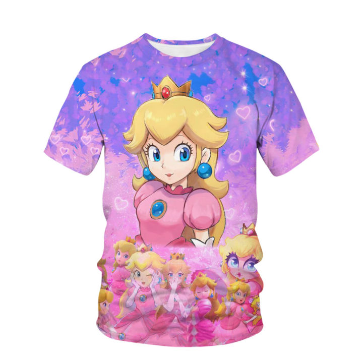 2023%20New%203d%20Animated%20Super%20Mario%20Print%20Children%20Adult%20Same%20T-Shirt%20Popular%20Clothing%20Casual%20T-Shirt%20Breathable%20Summer%20Top%20-%20Image%203