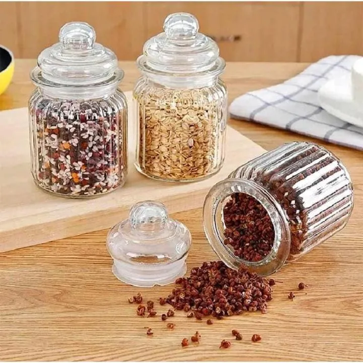 3pcs%20%20Glass%20Jars%20with%20Lids%20Small%20Mason%20Jars%20Candy%20Cookie%20Coffee%20Tea%20Seeds%20Nuts%20Spice%20Jar%20Buffet%20Jar%20Decoration%20DIY%20Jars%20-%20Image%202