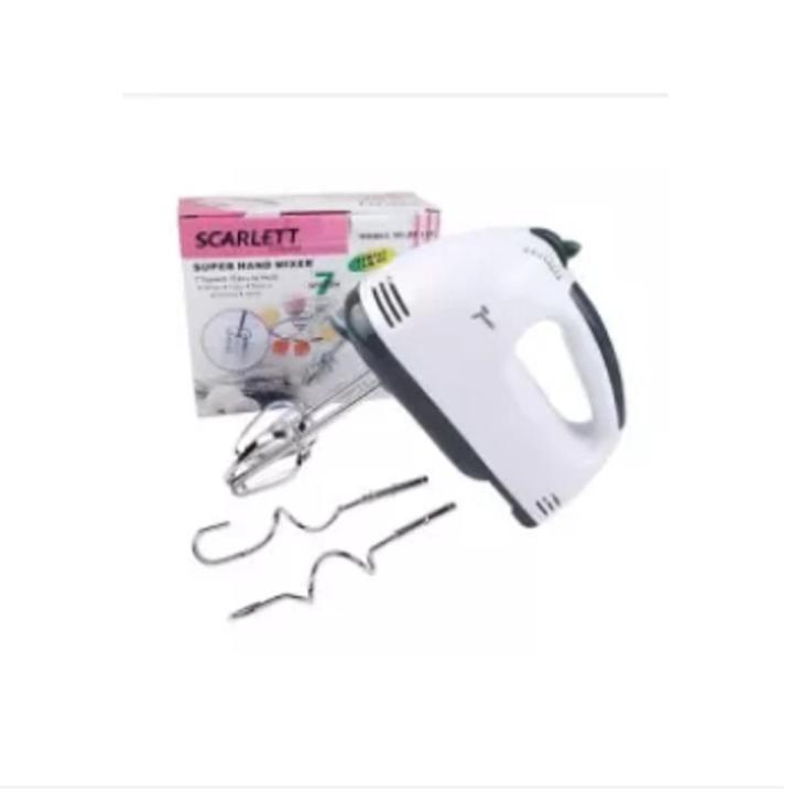 Scarlett - Electric Egg Beater and Mixer for Cake Cream - White