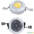 20Pcs- 8mm Bead Diameter WHITE Color 3 Watt DC 3.7V Ultra Bright White 3W COB LED SMD Chip 3.7V DIY LED Light Bulbs. 