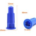 20Pcs Cylindrical Cone for Cartridge Caulking Spare Part Nozzle Spray Tip - 10Pcs 56Mm x 13Mm & 10Pcs 51Mm x 41Mm.