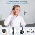 New Bee USB Headset with Mic Mute for PC 3.5mm Business Headphones with Rotatable Microphone Noise Cancelling for Call Center.