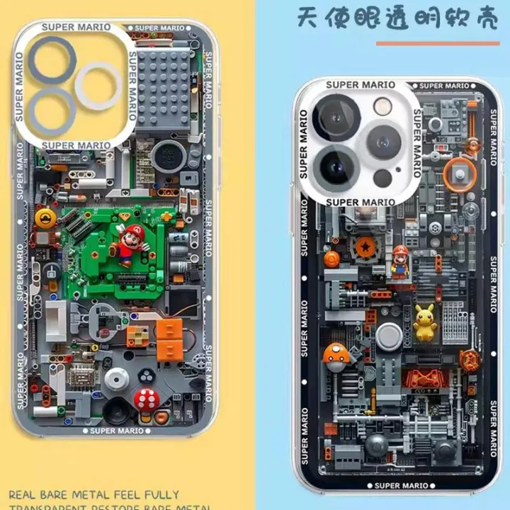 Super%20Mario%20Bros%20Game%20Case%20For%20Iphone%2015%20Pro%20Max%2016%2011%2014%2013%2012%C2%A0X%20XS%20XR%207%208%20Plus%20Cover%20Silicone%20Funda%20Transparent%20-%20Image%205