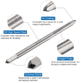 Drill Bit Set,M5 X 0.8 Straight Flute Thread Taps and 4.2mm Twist Drill Bits Titanium Coated, HSS6542 Threading Tools. 