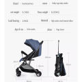 New Baby Luggage Stroller Pocket Prams Bih Y1-Blue.