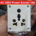BACK PART With IPS UPS Stabilizer Computer Refrigerator Power Socket AC 250V 15A 6 Pole Combine Socket Universal Plug Socket. 