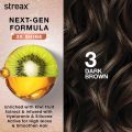 Streax Gel Hair Colour  Dark Brown 3  150mI  Long Lasting Hair Color, easy to use Ammonia Free Hair Color, No Paraben & Sulphate. 