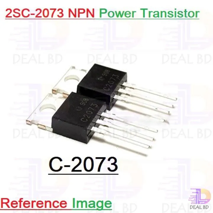 2Pcs 2SC-2073 NPN Power Transistor TO-220 C2073 2SC2073 2073 3 Pin ...