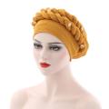 【Alien Alien】 2023 Turban Cap Beautiful Ladies Flower Brimless Twist Head Wrap for Party Beanie Headwrap Women Hat. 