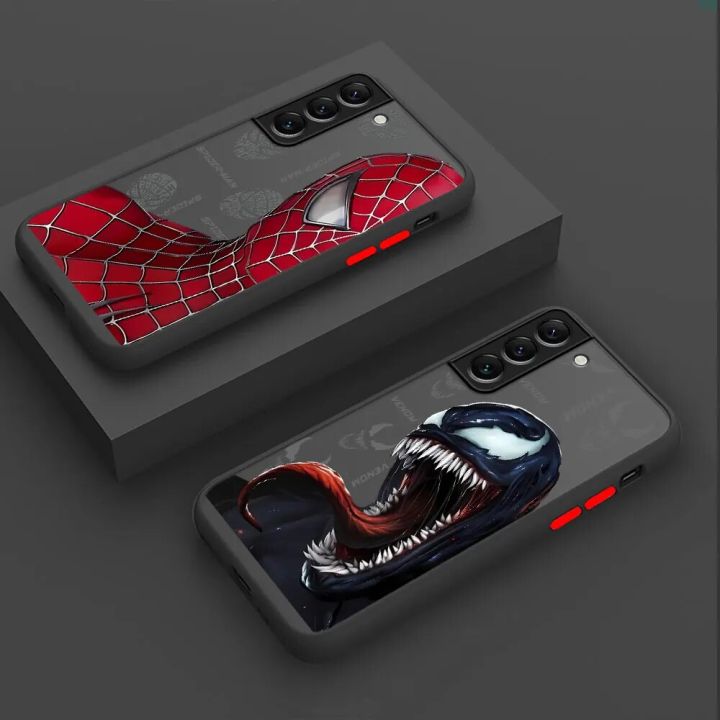 Matte%20Marvel%20Spider%20Man%20Venom%20Back%20Cover%20Phone%20Case%20for%20Samsung%20Galaxy%20S23%20Ultra%20S20%20FE%20S22%20S24%20Plus%20S21%20S23%20FE%20S10%20Plus%20S9%20-%20Image%206