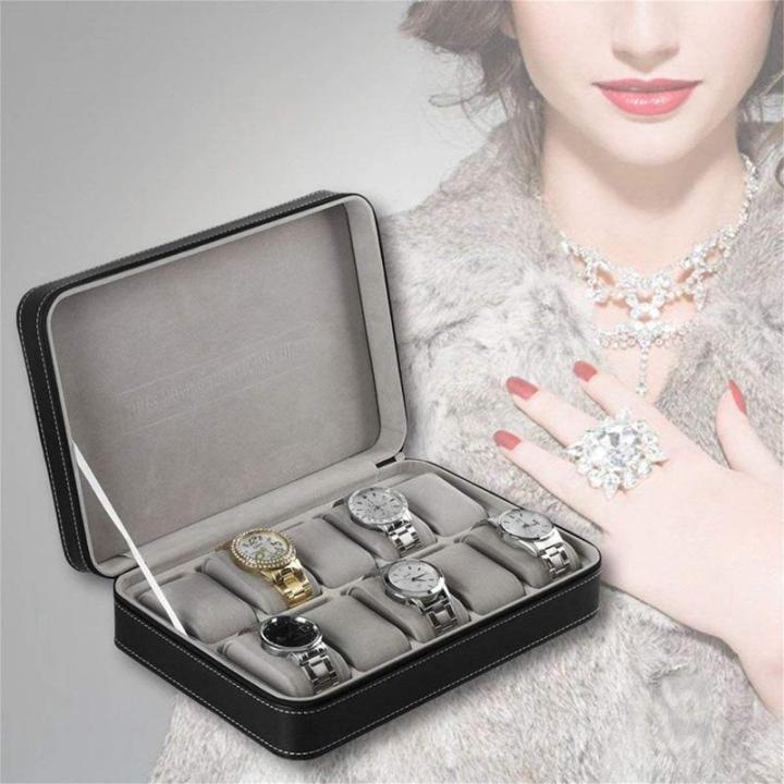 Portable%20watch%20box%20organizer%20PU%20leather%20casket%20with%20zipper%20classic%20style%2010%20grids%20multi-functional%20bracelet%20display%20case%20-%20Image%203