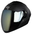 Steelbird Air SBA2 Matte Black And Matte Blue Helmet with Clear Extra Visor Free. 