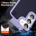 Anti-fall 2 in 1 Heavy Duty Armor Case For Samsung Galaxy S23+ Phone Case Shockproof Soft Casing Hard Back Cover.
