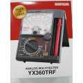 SANWA// YX360TRF// Analog Multimeter// AC,, DC Voltmeter, YX 360 TRF///AHN.
